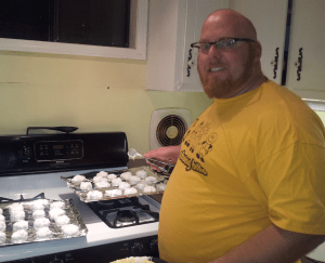 Josh Helps Bake Cookies