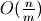 O(\frac{n}{m})