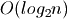 O(log_2{n})